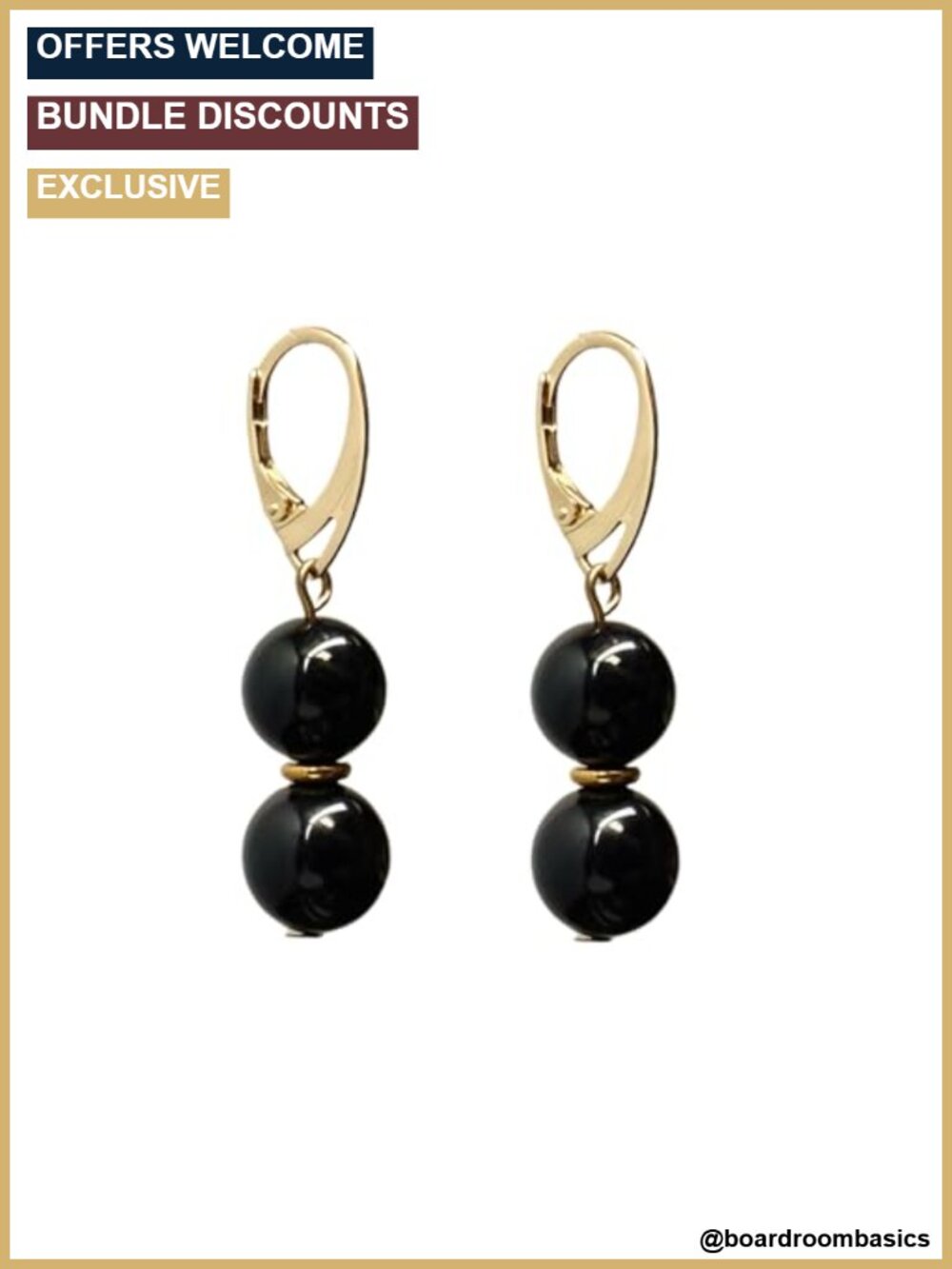 Jade Drop Earrings 14K Gold Plated Leverback Dangle